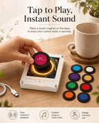 VinylVows™ Custom Song Plaque | Built-in Speaker & Personalized Photo