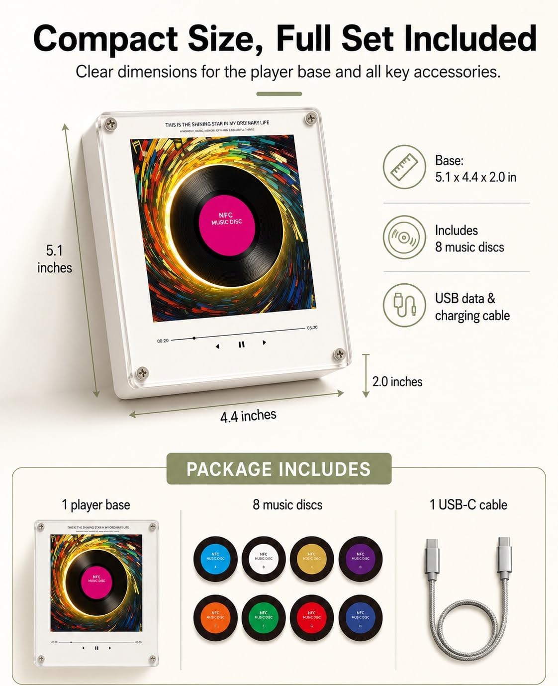 VinylVows™ Custom Song Plaque | Built-in Speaker & Personalized Photo
